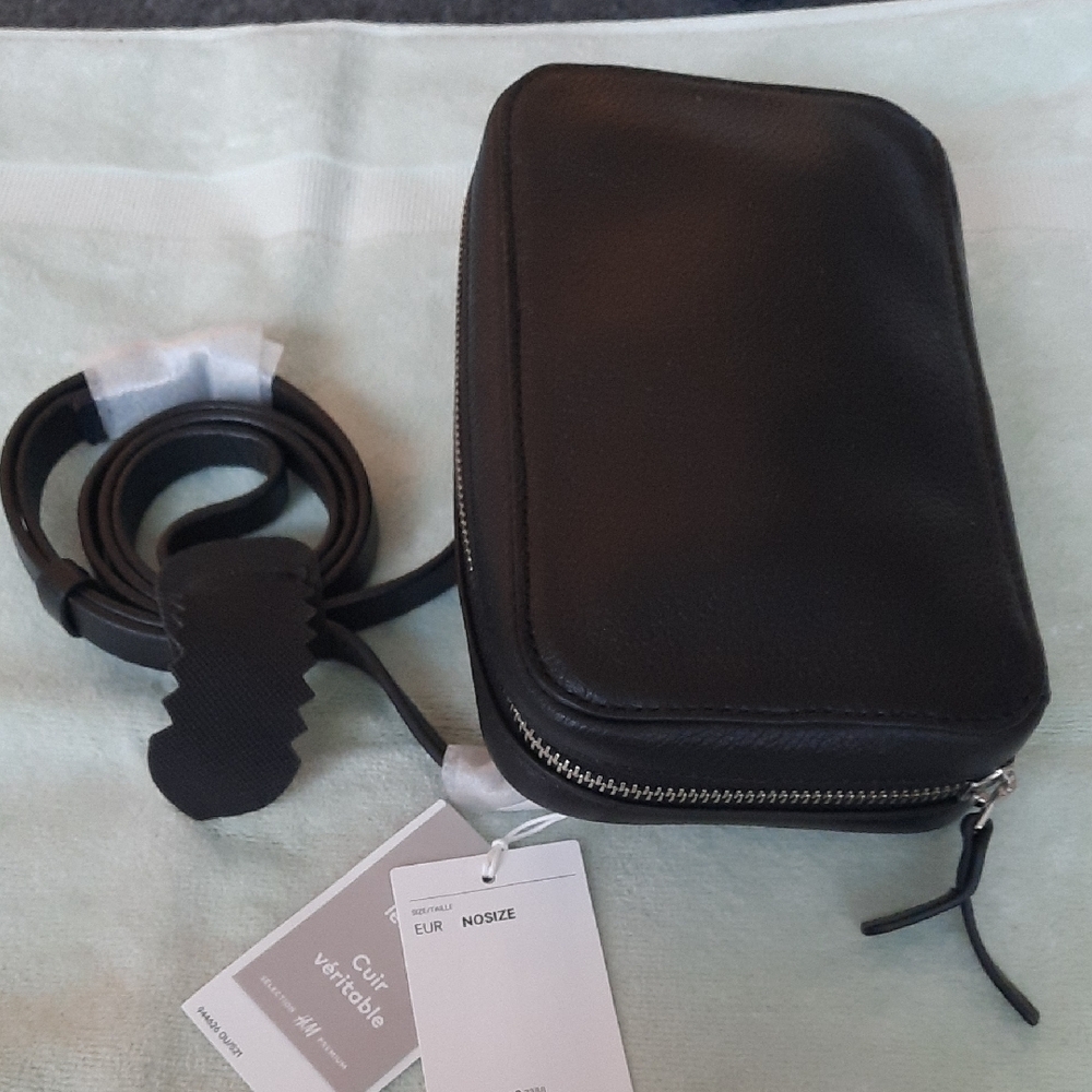 Leather Crossbody Bag NWT